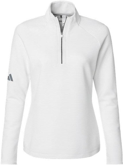 Adidas Ladies Spacer Quarter-Zip Pullover