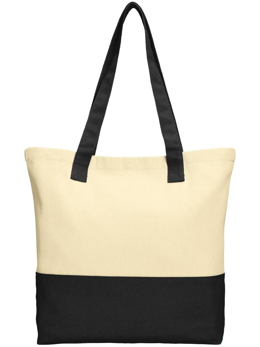 Port Authority Colorblock Cotton Tote