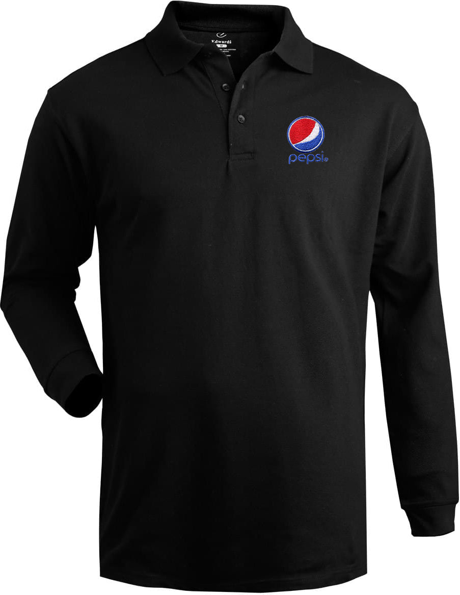 Edwards Blended Pique Long Sleeve Polo