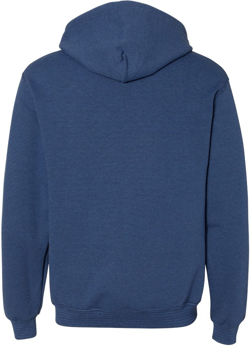 Fruit of the Loom Sofspun Microstripe Hooded Pullover Sweatshirt