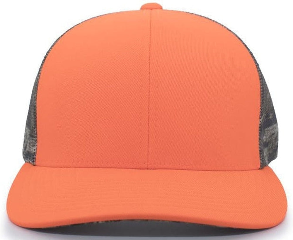 Pacific Headwear Camo Snapback Trucker Cap