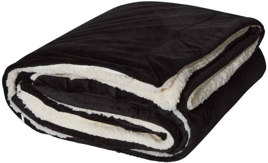 Alpine Fleece Oversized Mink Sherpa Blanket