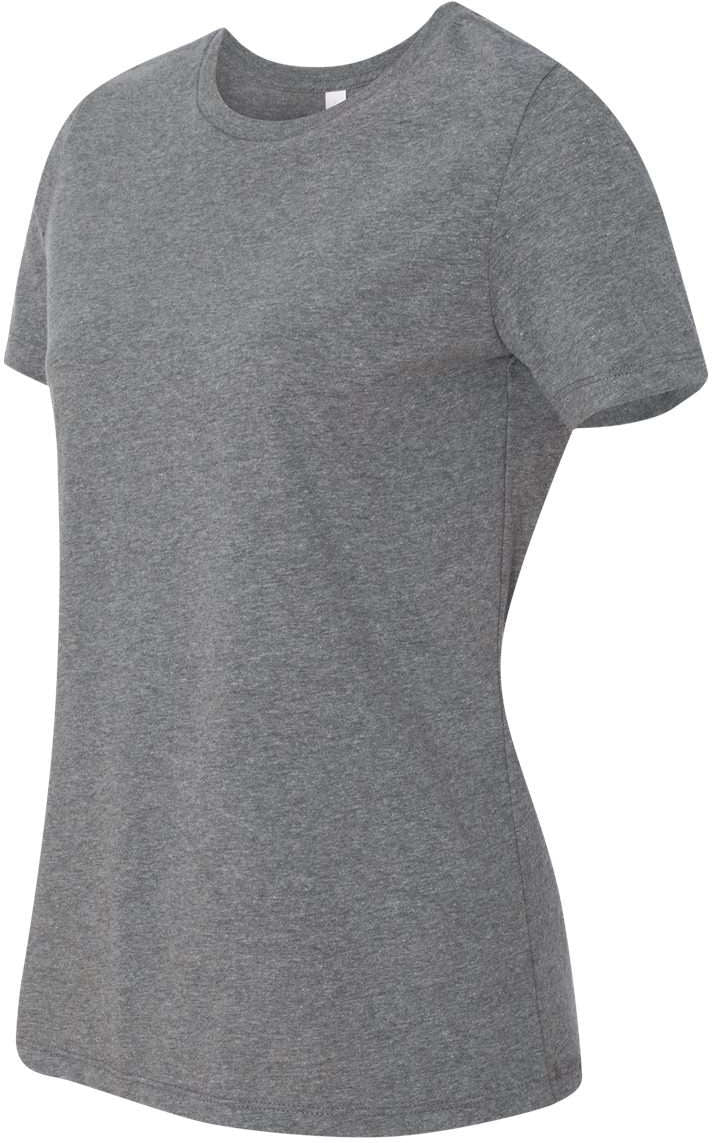 Bella+Canvas Womenâs Relaxed Fit Heather CVC Tee
