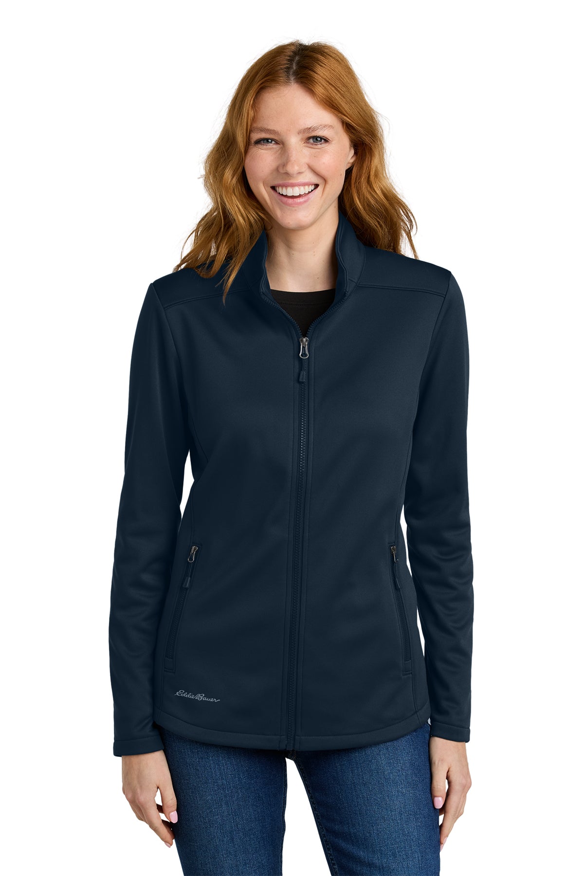 Eddie Bauer Ladies Smooth Mid Layer Fleece Full-Zip