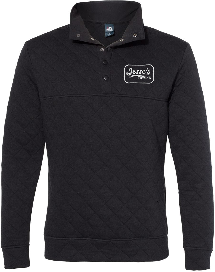 OUTLET-J America Quilted Snap Pullover