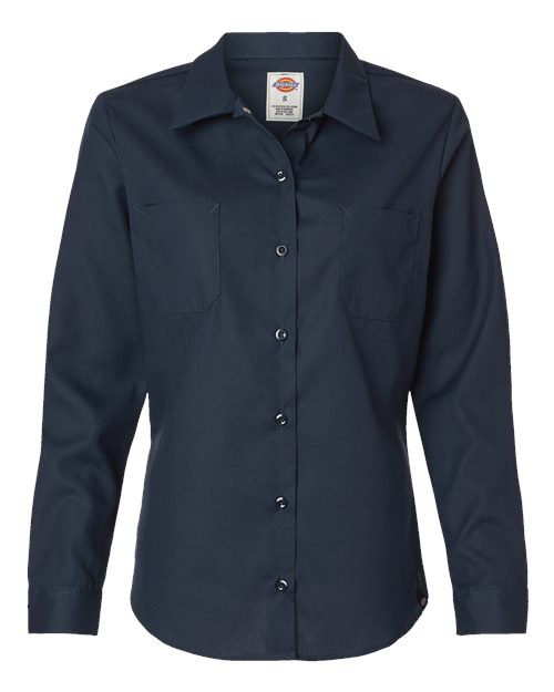 Dickies Ladies Long Sleeve Industrial Work Shirt