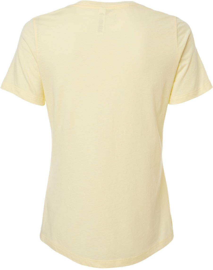 Bella+Canvas Womenâs Relaxed Fit Heather CVC Tee