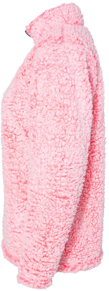 J. America Womenâs Epic Sherpa Quarter-Zip Pullover