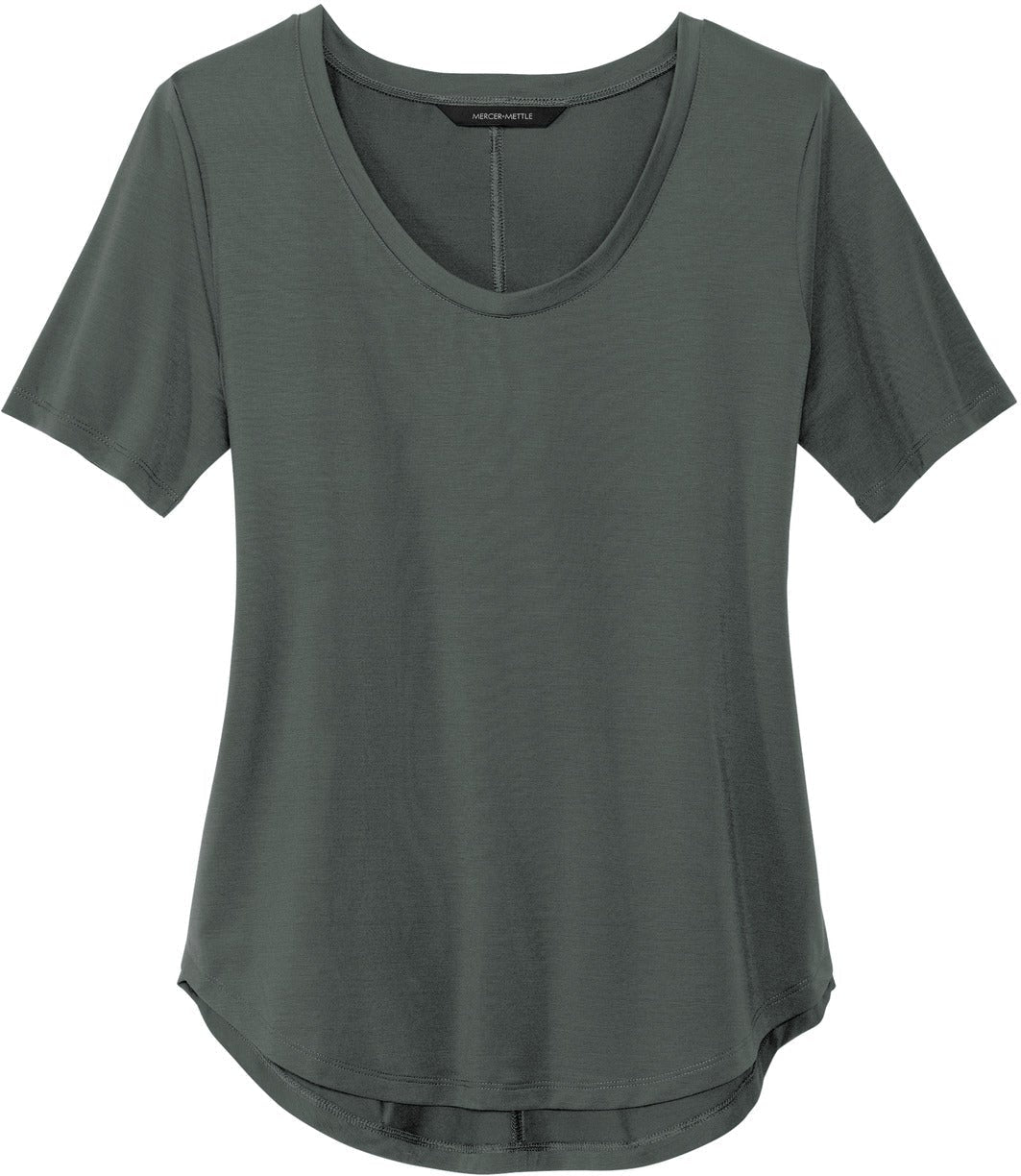 Mercer+Mettle Ladies Stretch Jersey Relaxed Scoop