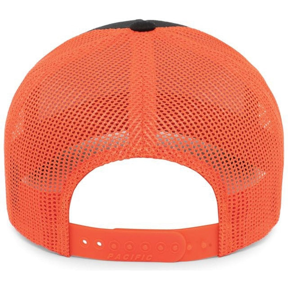 Pacific Headwear Perforated 5-Panel Trucker Snapback Cap