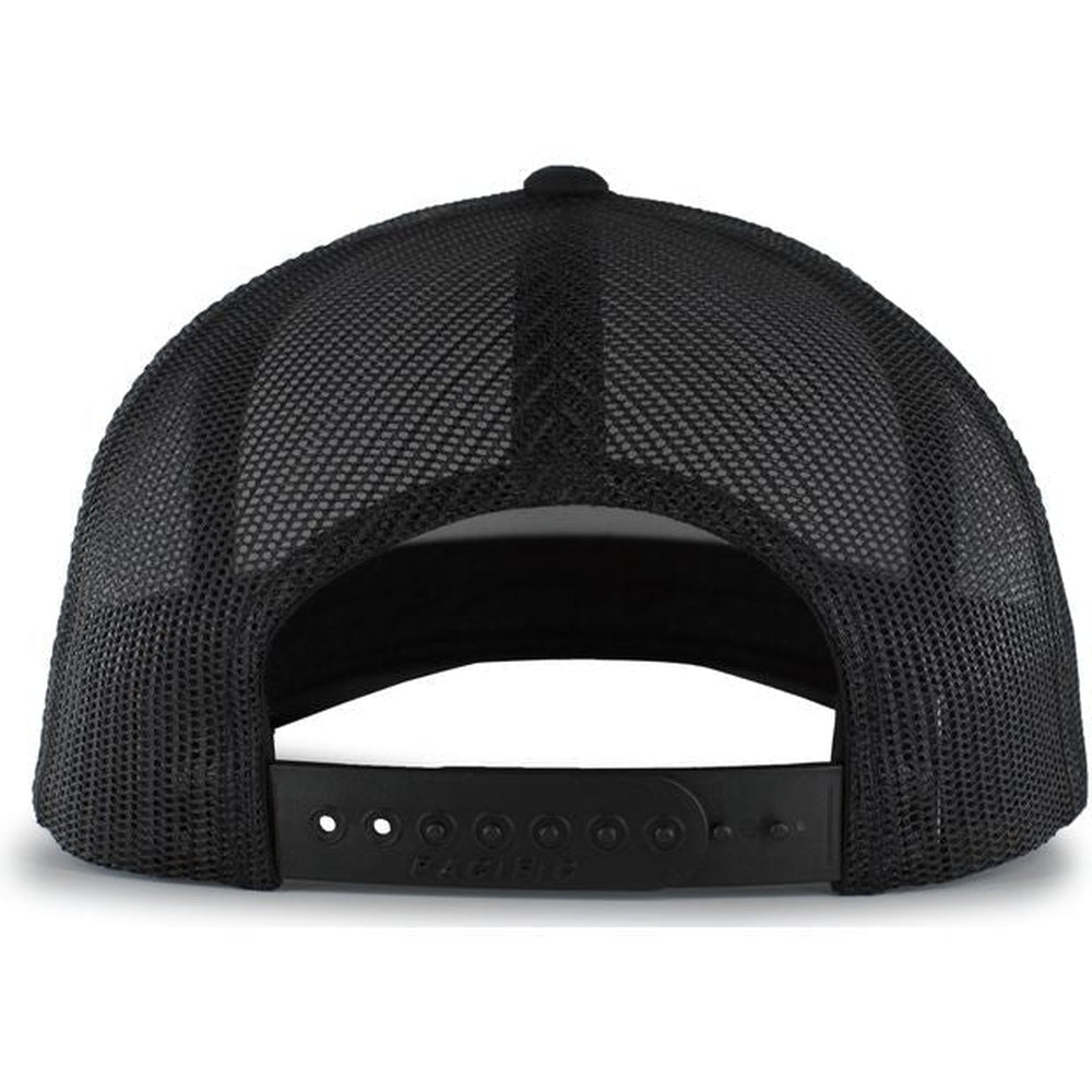 Pacific Headwear Perforated 5-Panel Trucker Snapback Cap