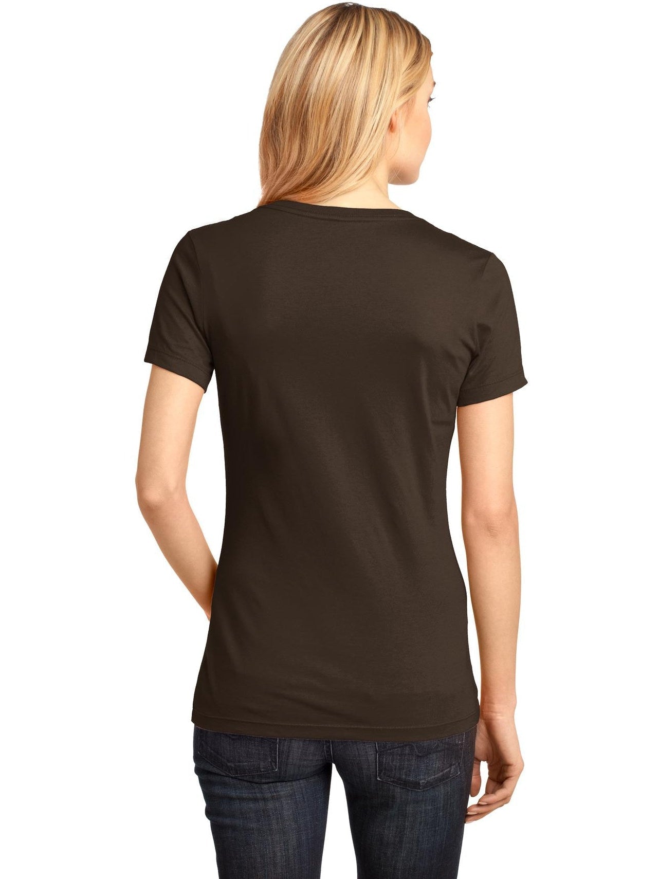 OUTLET-District Ladies Perfect Weight V-Neck Tee