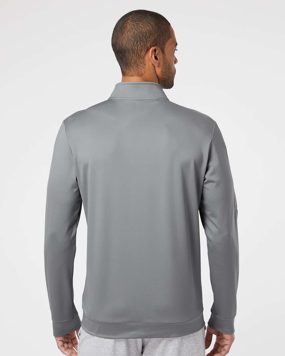 Adidas Performance Textured Quarter-Zip Pullover