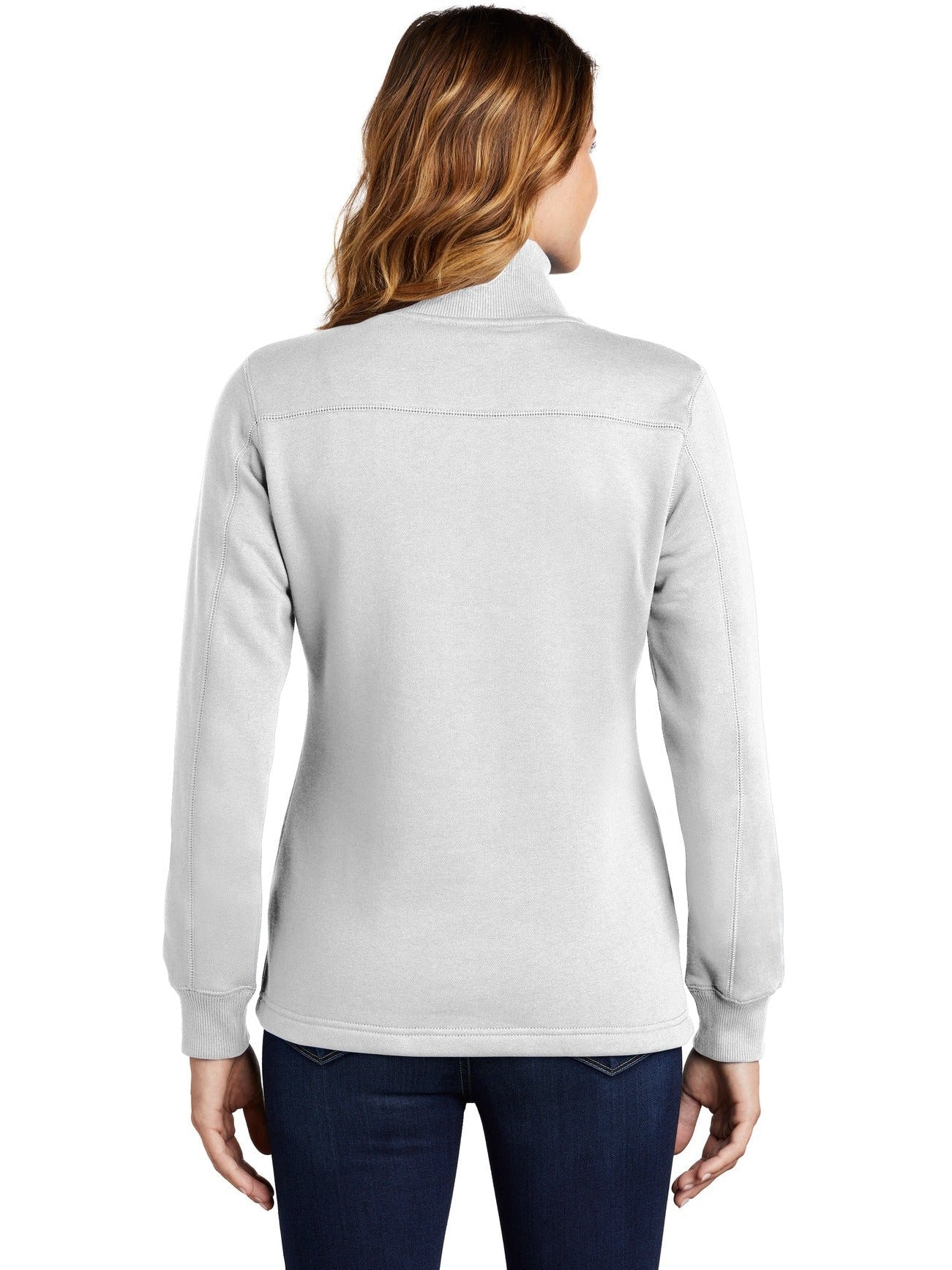 OUTLET-Sport-Tek Ladies 1/4 Zip Sweatshirt