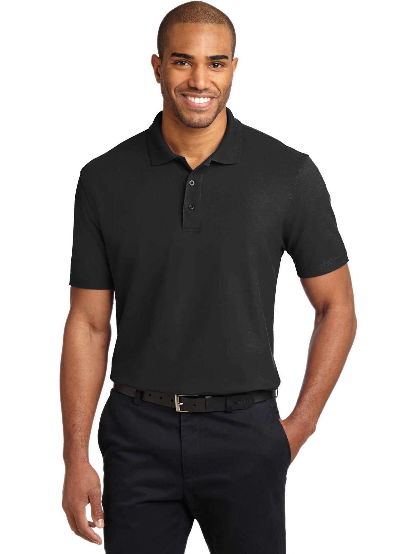 OUTLET-Port Authority Stain-Resistant Polo Shirt