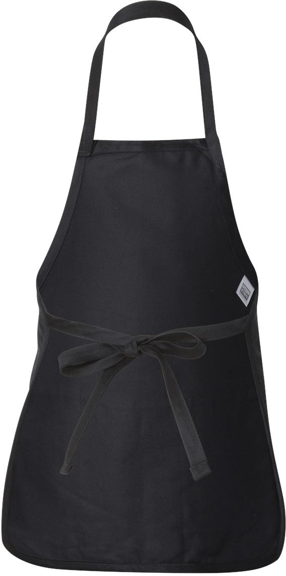 Q-Tees Full-Length Apron with Pouch Pocket