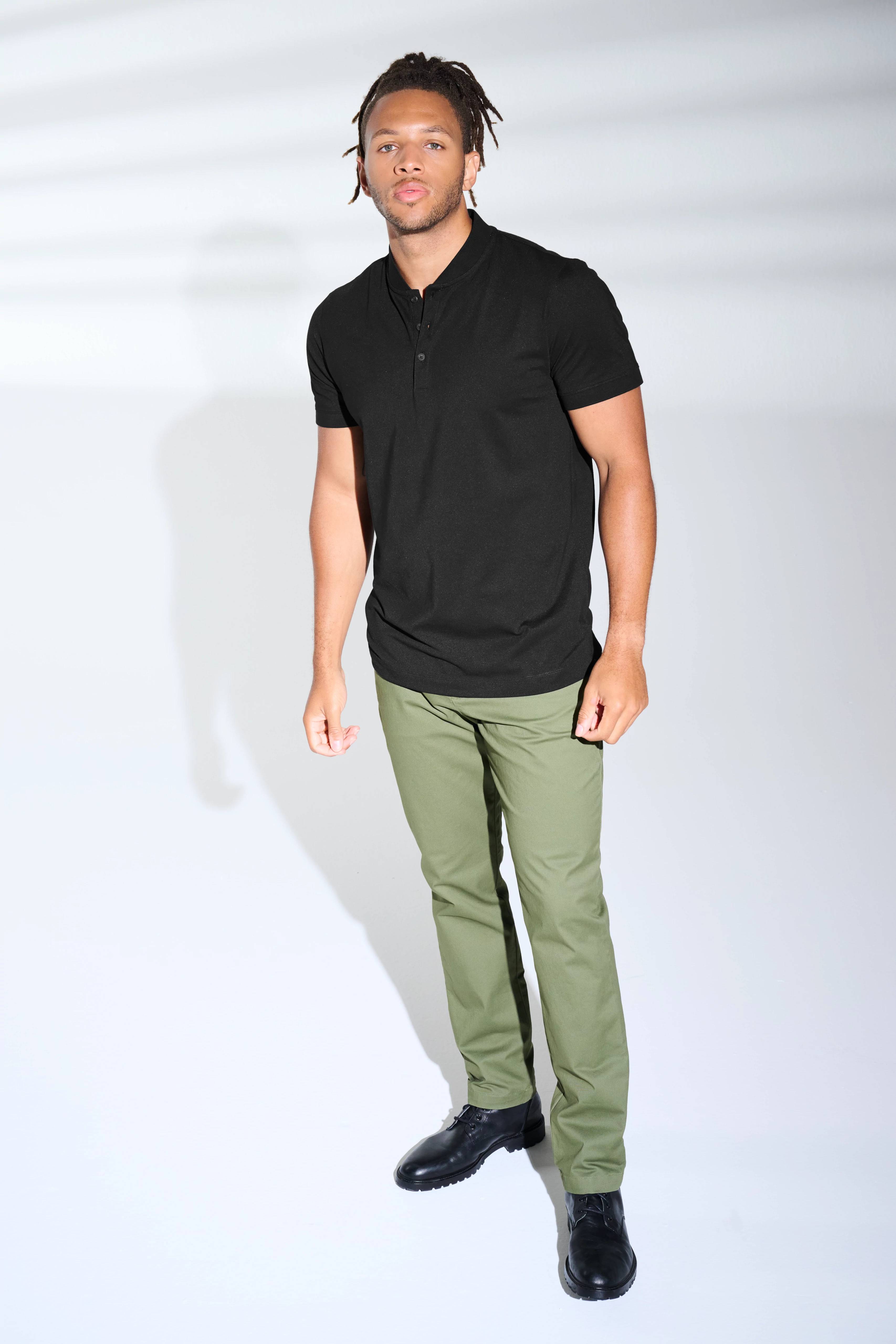 Mercer+Mettle Stretch Pique Henley