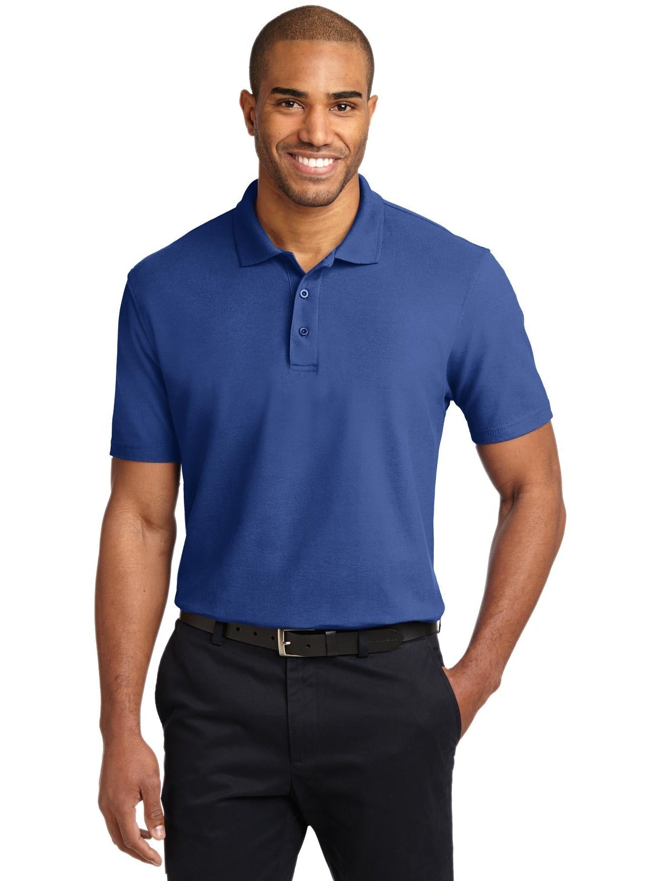 OUTLET-Port Authority Stain-Resistant Polo Shirt