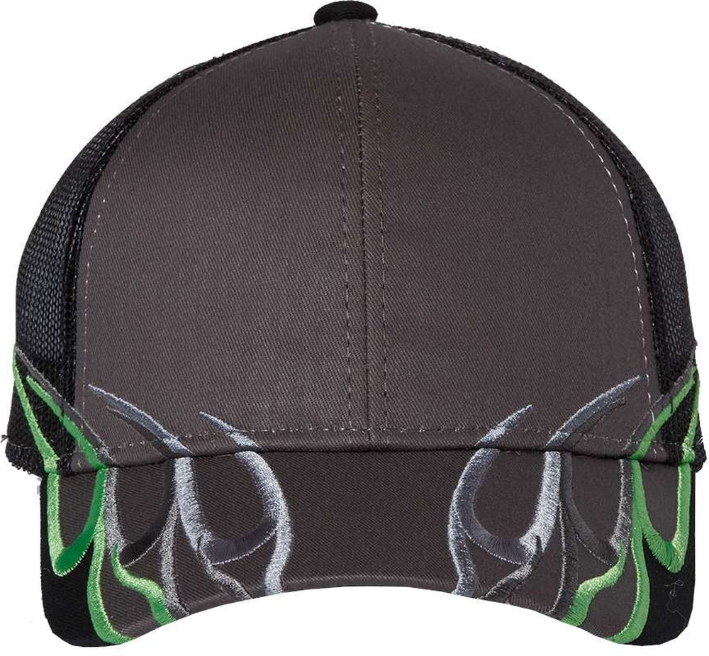 Outdoor Cap Flame Mesh-Back Cap