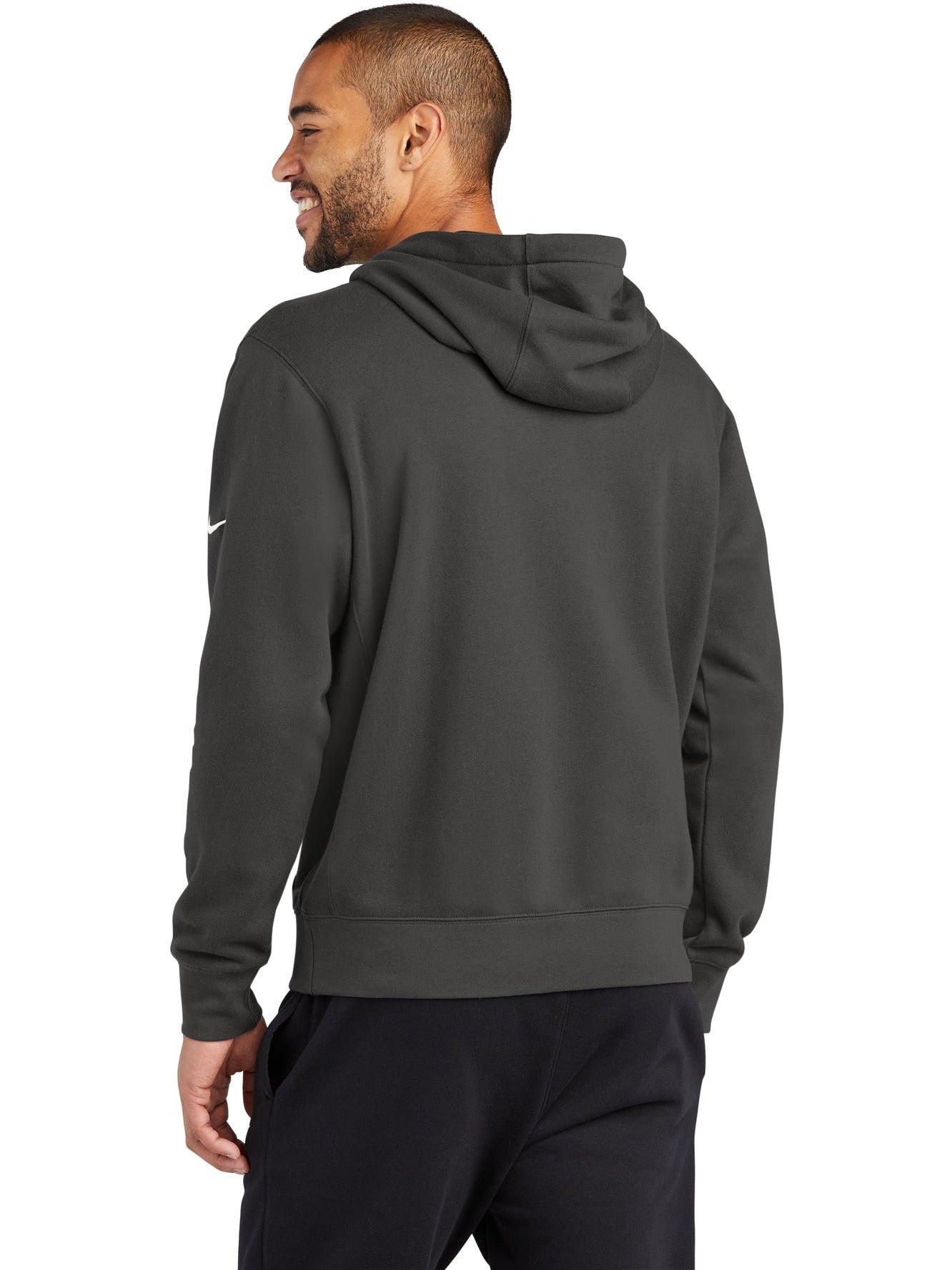 NIKE Club Fleece Sleeve Swoosh Pullover Hoodie