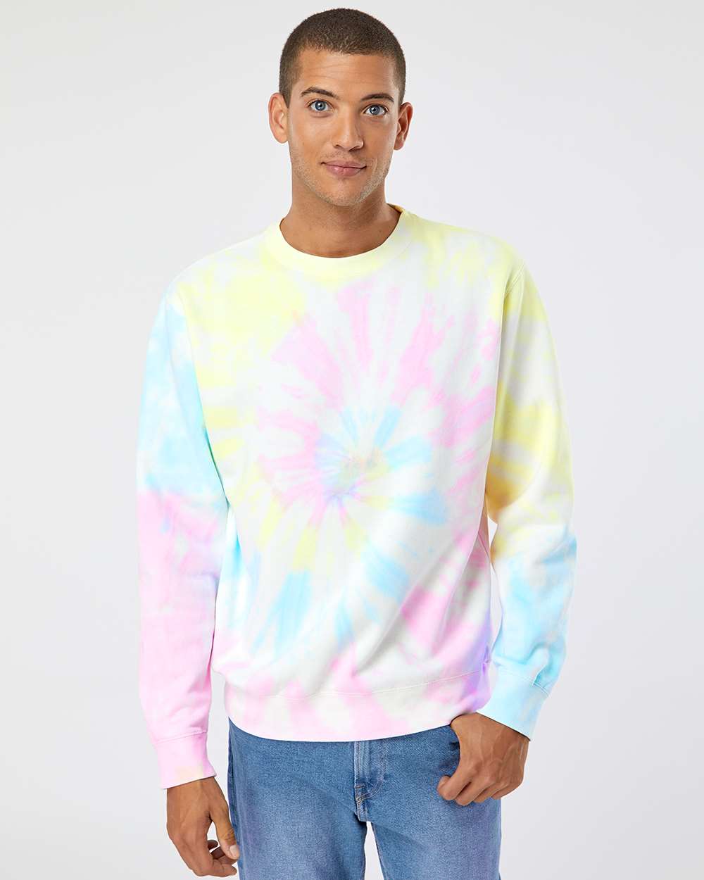 Independent Trading Co. Unisex Midweight Tie-Dyed Sweatshirt