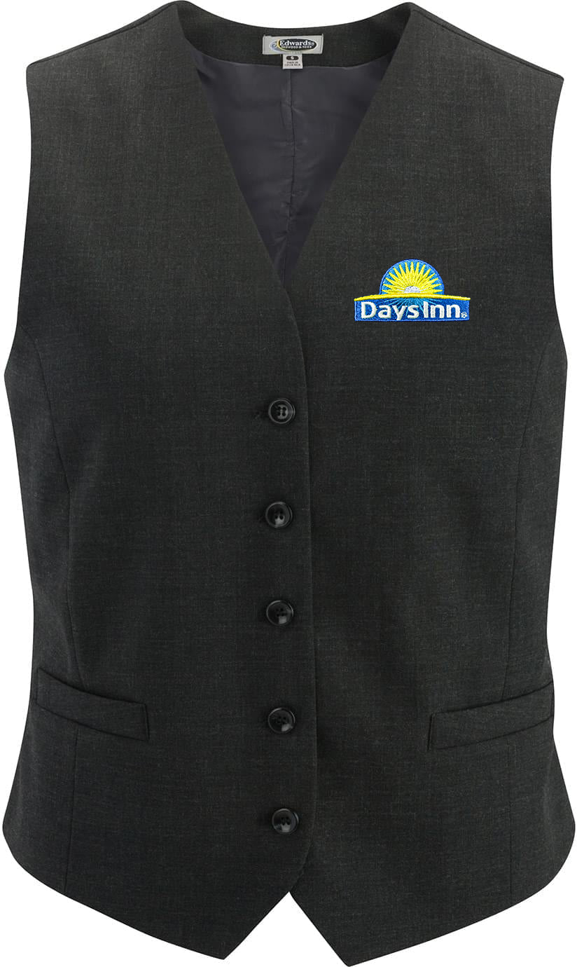 Edwards Ladies High Button Vest