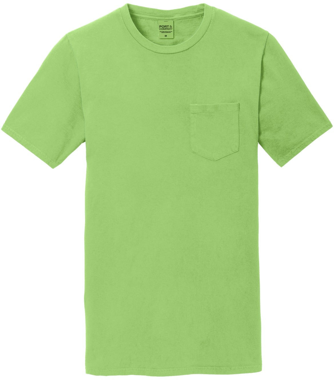 CLOSEOUT - Port & Company Beach Wash Garment-Dyed Pocket Tee