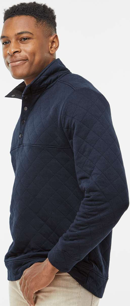 OUTLET-J America Quilted Snap Pullover