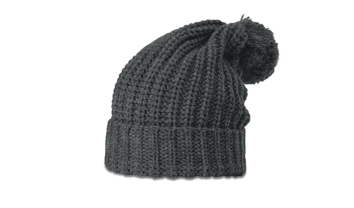 Richardson Chunk Cable Beanie W/ Cuff & Pom