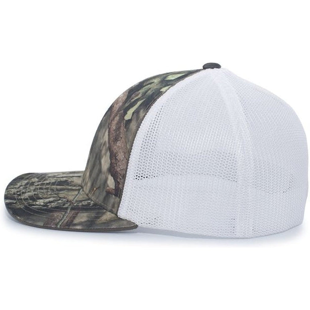 Pacific Headwear Camo Trucker Flexfit Cap