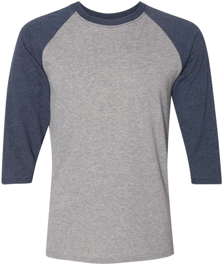 Jerzees Triblend Three-Quarter Raglan Baseball T-Shirt