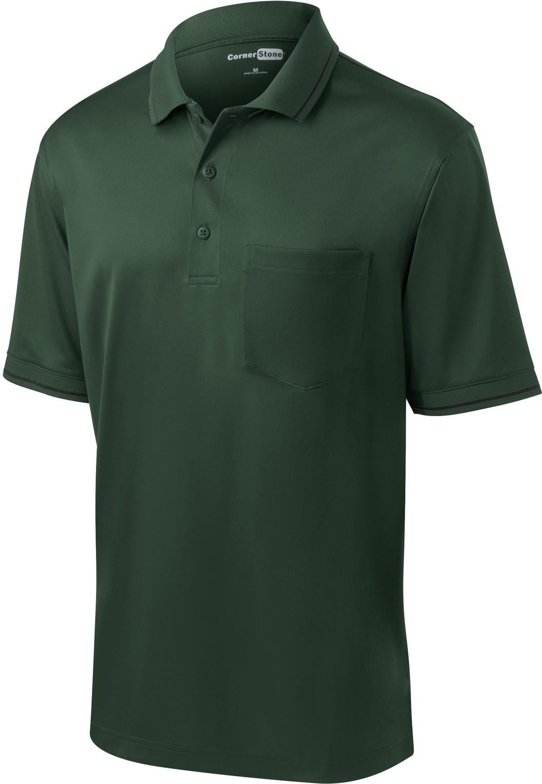 CLOSEOUT - CornerStone Snag-Proof Tipped Pocket Polo