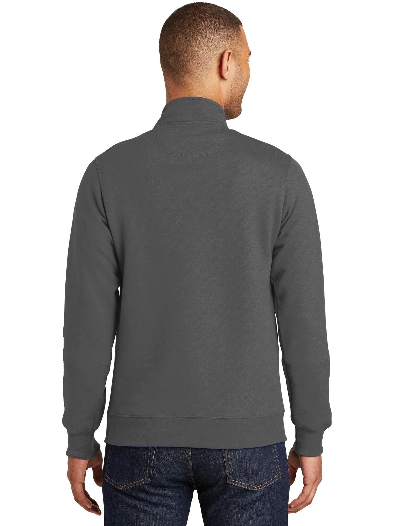 OUTLET-Port & Company Fan Favorite Fleece 1/4-Zip Pullover Sweatshirt