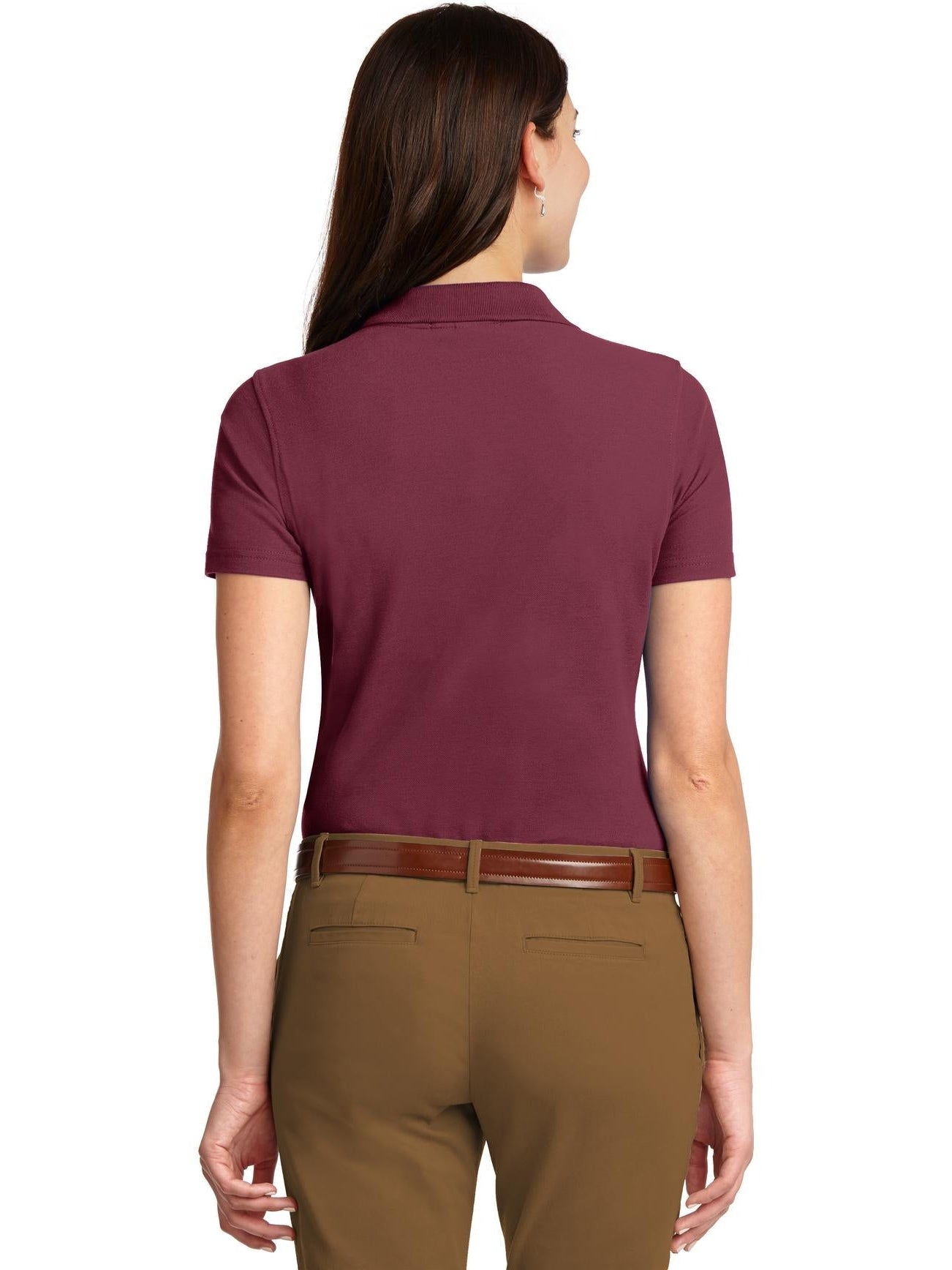 OUTLET-Port Authority Ladies Stain-Resistant Polo