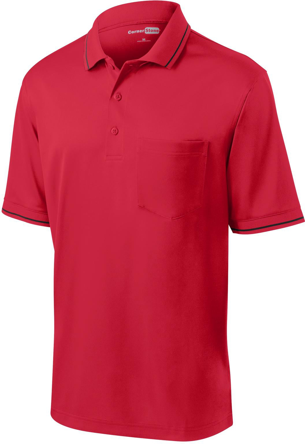 CLOSEOUT - CornerStone Snag-Proof Tipped Pocket Polo