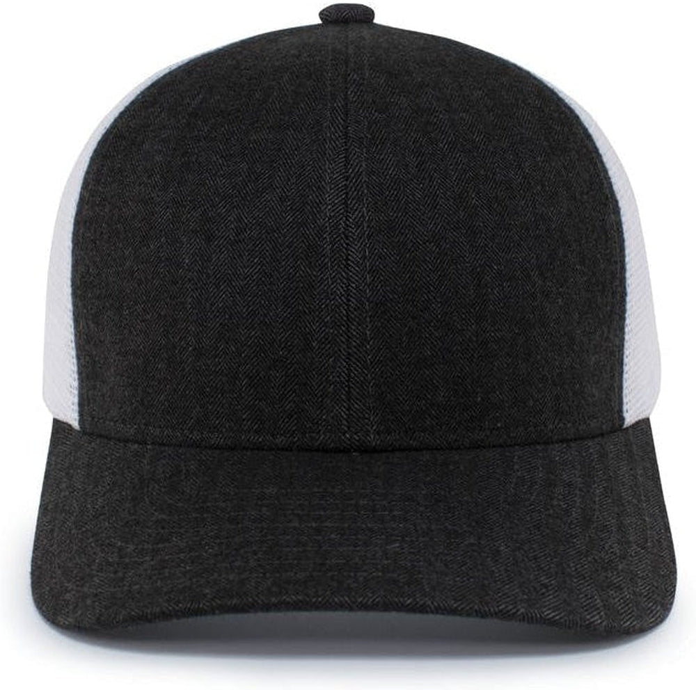 Pacific Headwear Herringbone Trucker Cap