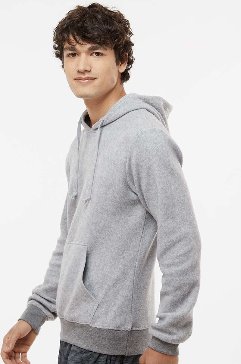 J. America Flip Side Fleece Hooded Pullover