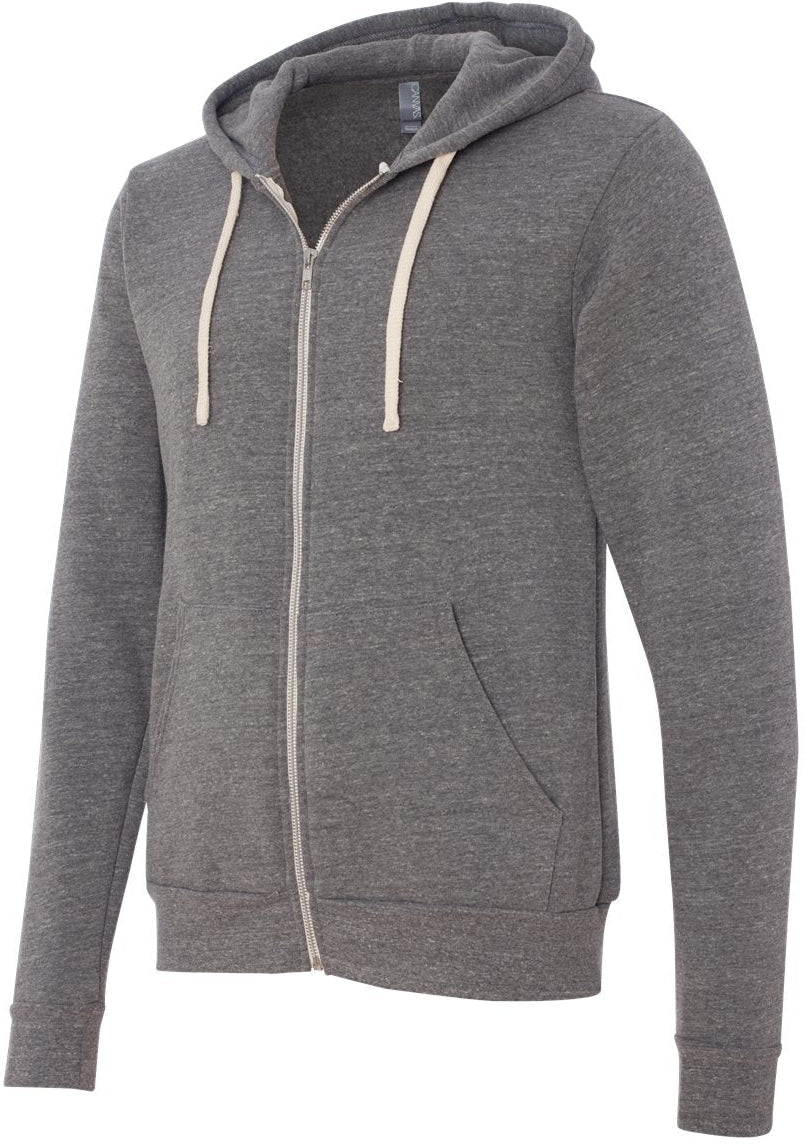 Bella+Canvas Unisex Triblend Sponge Fleece Full-Zip Hoodie