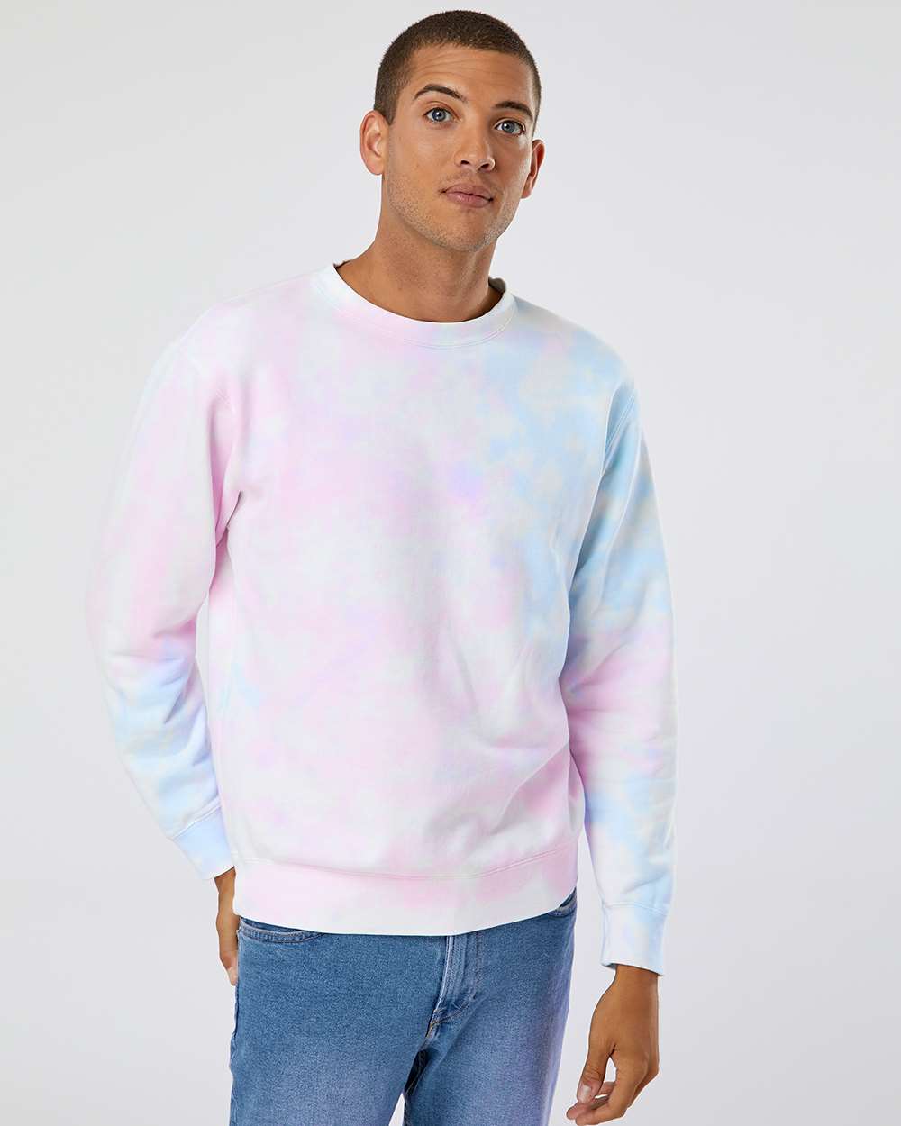 Independent Trading Co. Unisex Midweight Tie-Dyed Sweatshirt