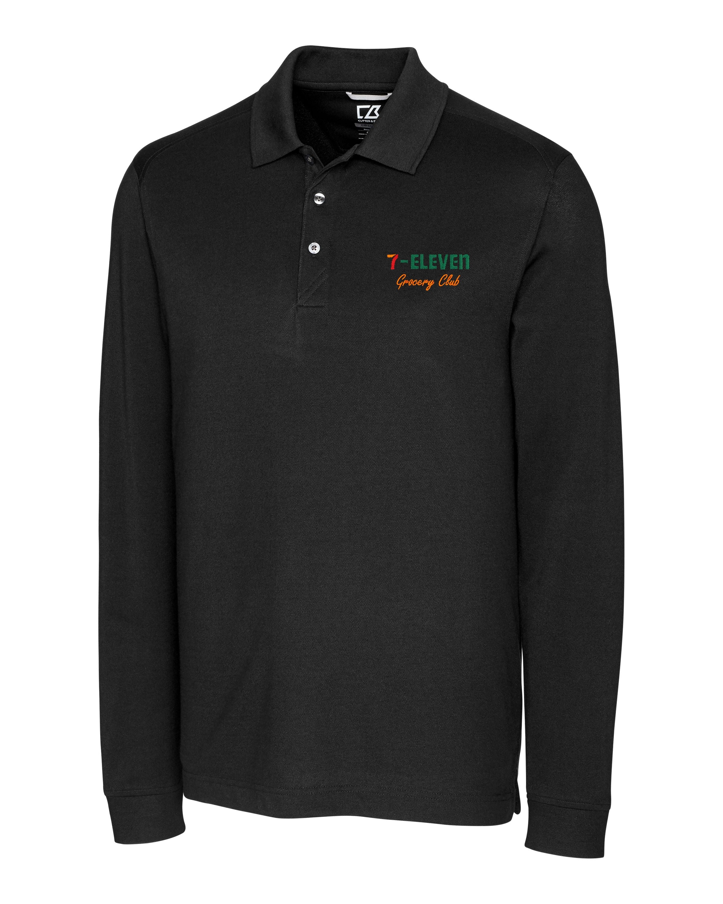 Cutter & Buck Advantage Tri-Blend Pique Long Sleeve Polo