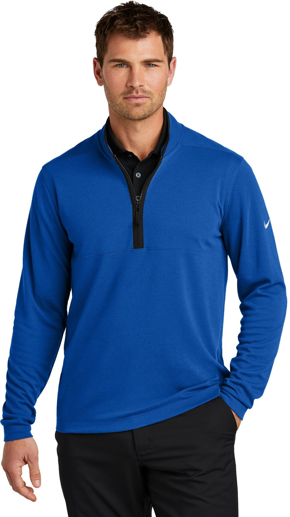 Nike Textured 1/2-Zip Cover-Up