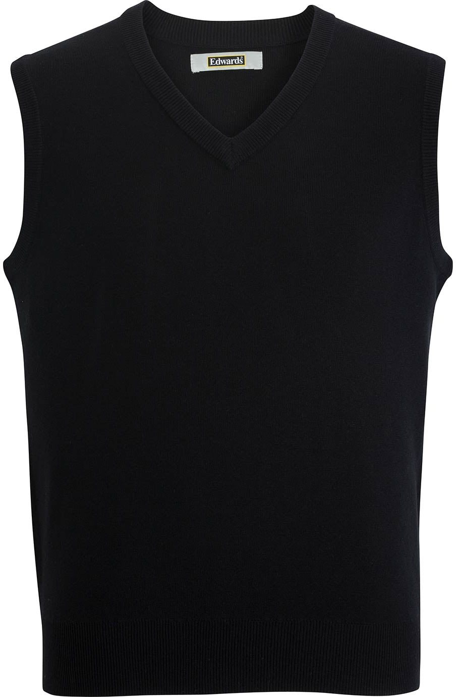 Edwards V Neck Vest Interlock Acrylic