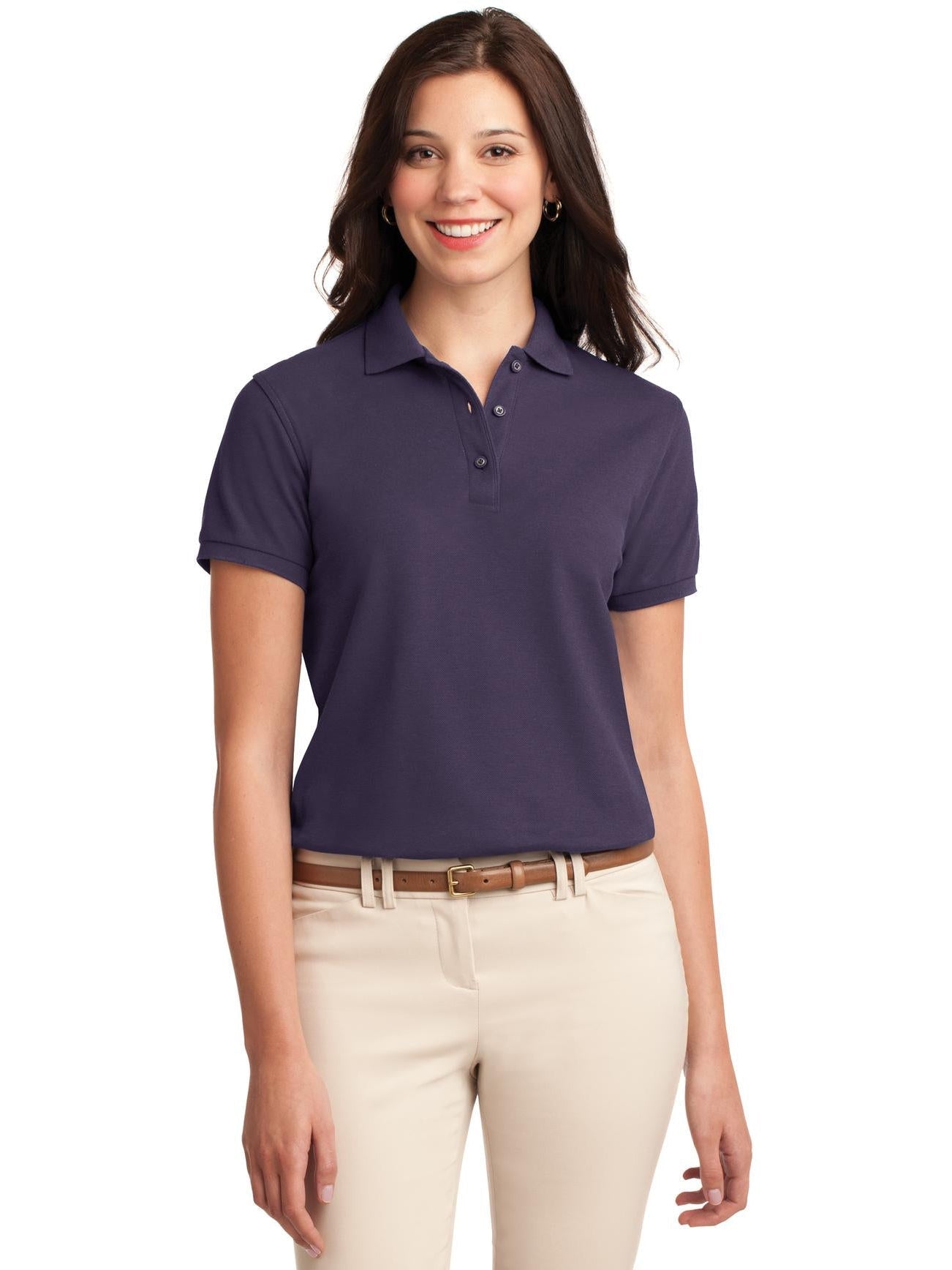 OUTLET-Port Authority Ladies Silk Touch Polo