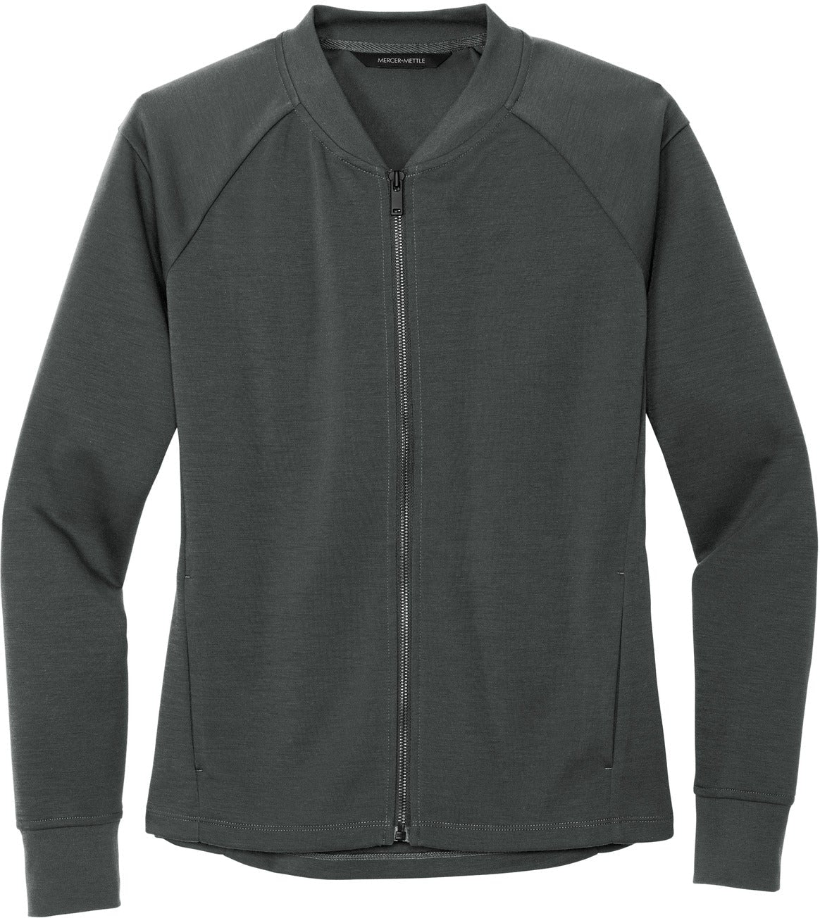 OUTLET-Mercer+Mettle Ladies Double-Knit Bomber