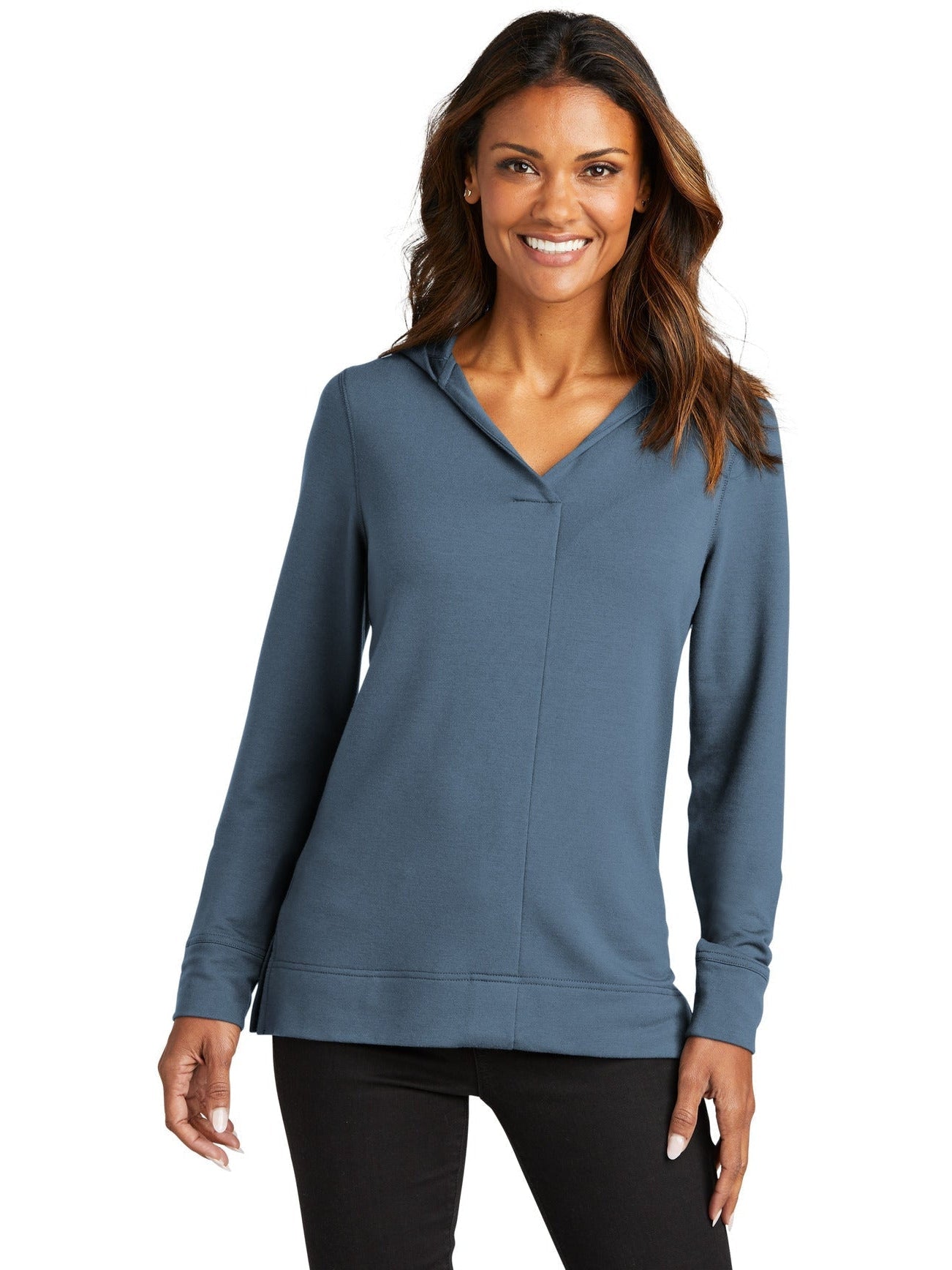 Port Authority Ladies Microterry Pullover Hoodie