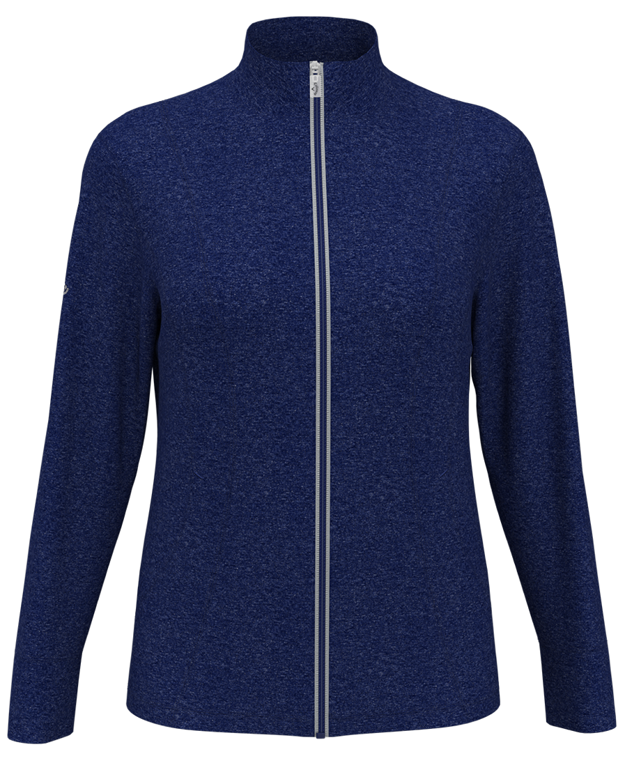 Callaway Ladies' Full Zip Waffle Fleece Jacket