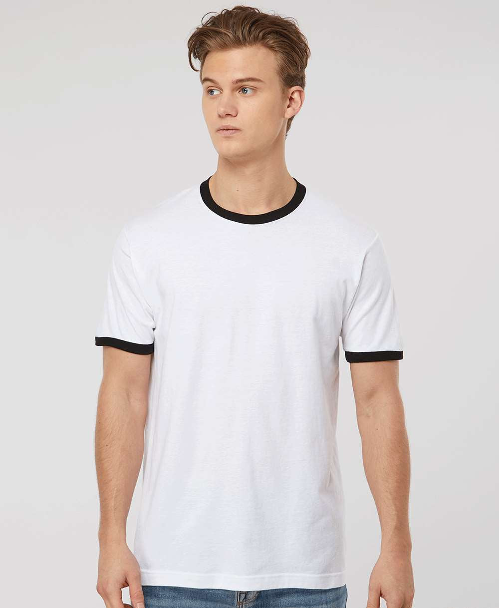 Tultex Unisex Fine Jersey Ringer T-Shirt