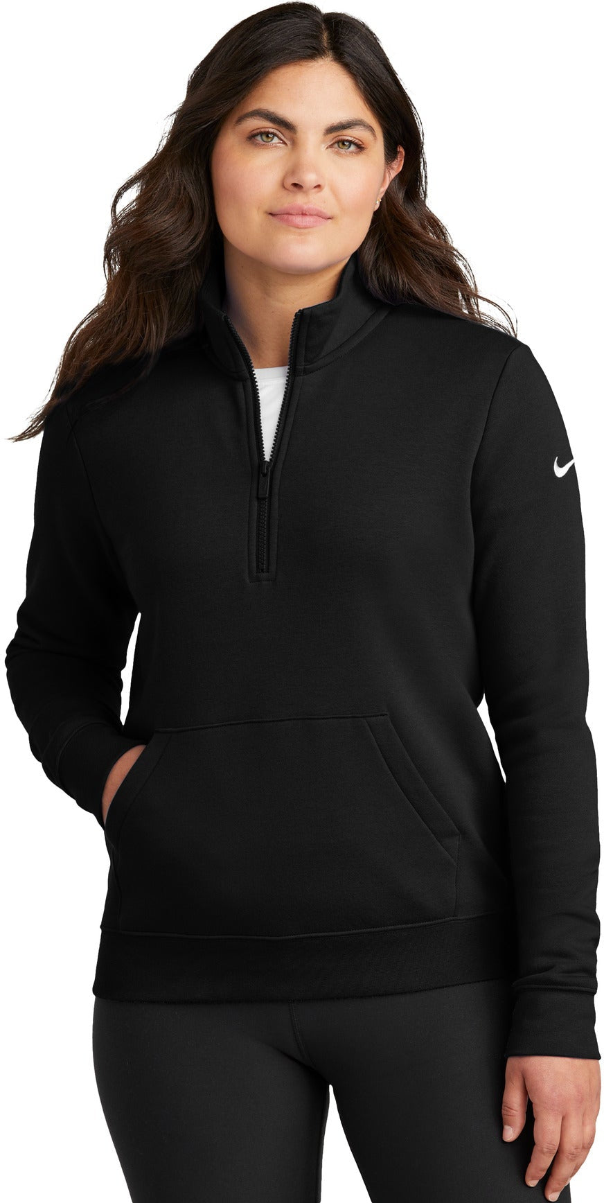 OUTLET-Nike Ladies Club Fleece Sleeve Swoosh