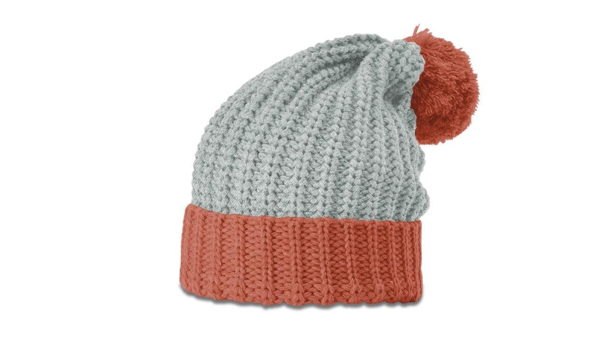 Richardson Chunk Cable Beanie W/ Cuff & Pom