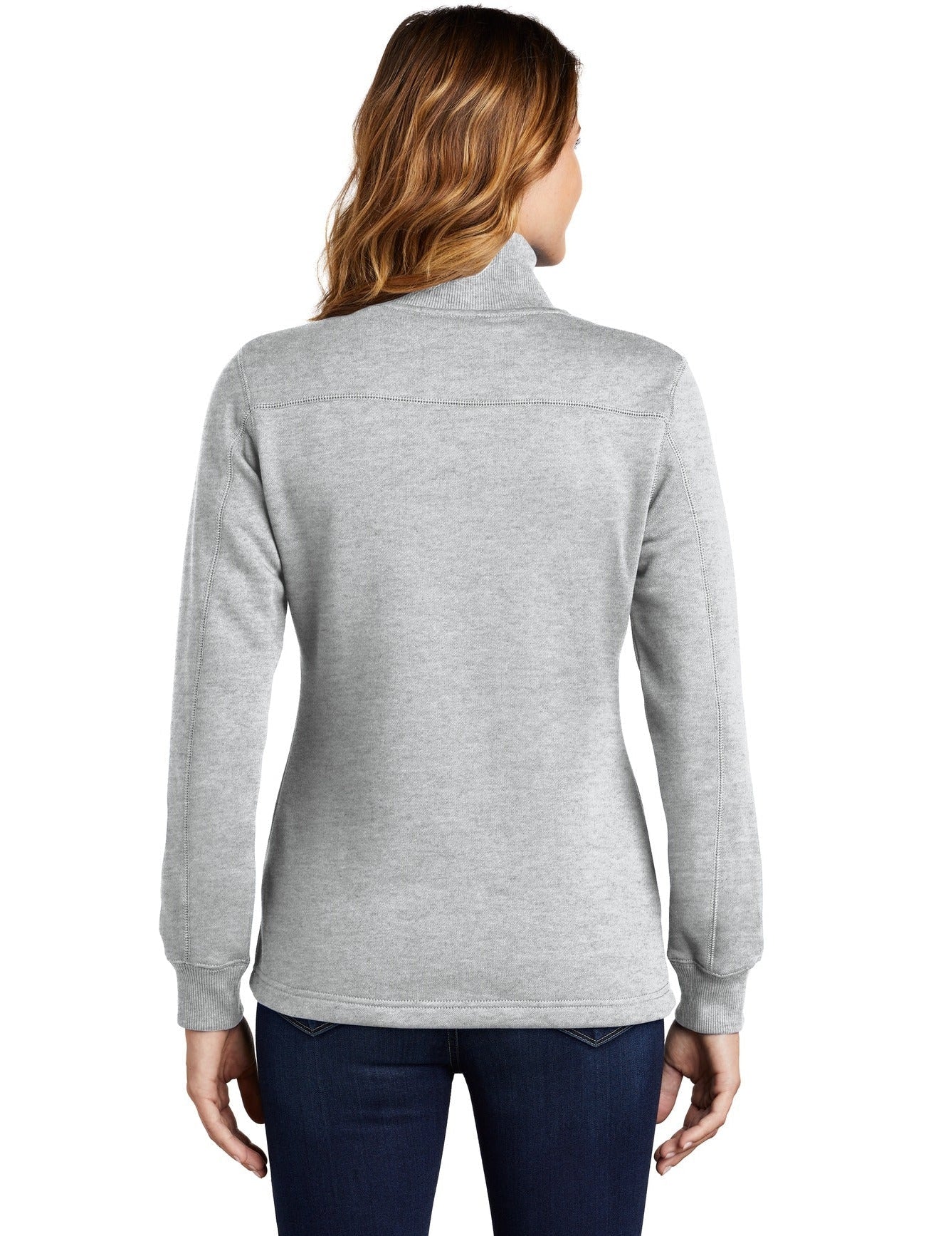 OUTLET-Sport-Tek Ladies 1/4 Zip Sweatshirt